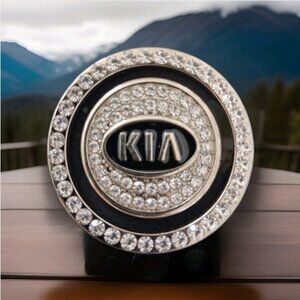 2pc. Metal Car Push Start Button Rhinestone Ring And Cap/Car Bling/Car interior